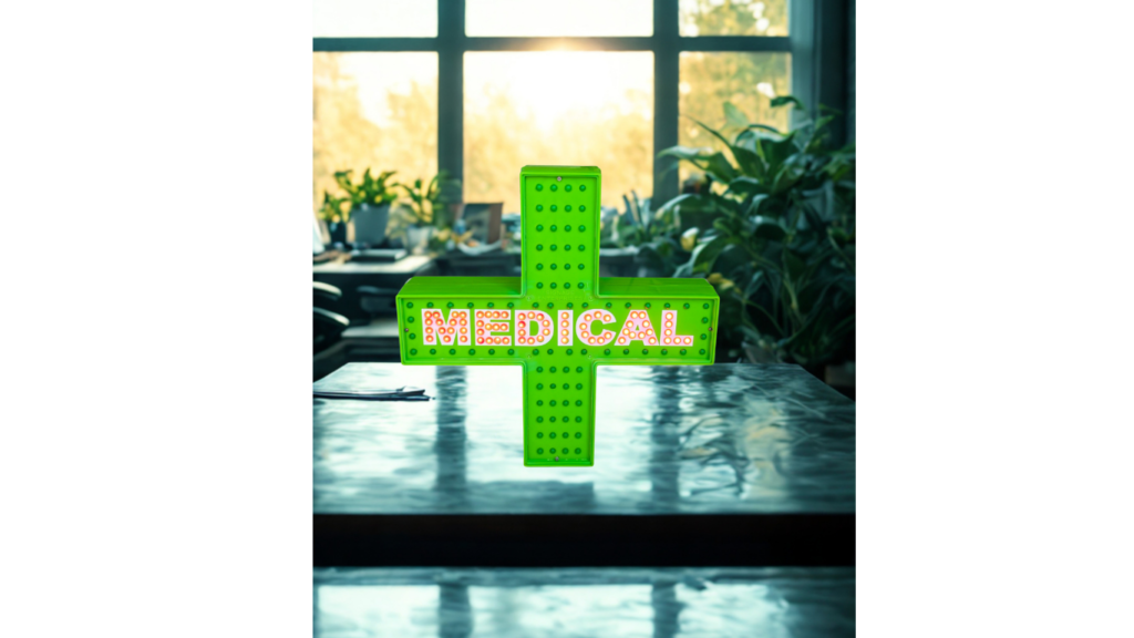 Medical Led Symbol Led Board For Medical Green LED Medical Symbol Light